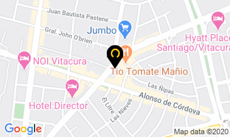 Mapa de Luminor - Iluminaciones Contemporanea en Santiago