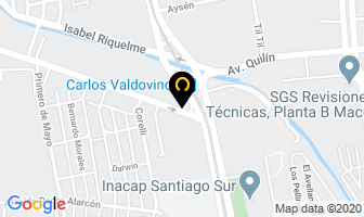 Mapa de Lusav en Santiago