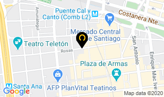 Mapa de Madecar en Santiago