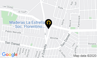 Mapa de Maderas La Estrella en Santiago