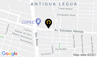 Mapa de Maestranza Cantele en San Joaquín