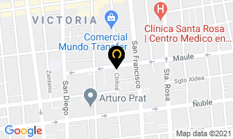 Mapa de Manufacturas Gala Ltda. en Santiago