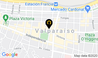 Mapa de Marco Polo en Valparaíso