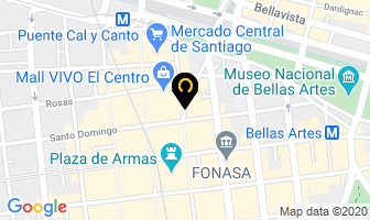 Mapa de Marcos Machuca Propiedades en Santiago