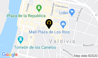 Mapa de Mas Río Restobar en Valdivia