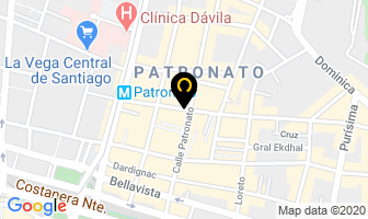 Mapa de Maternales Maria Jose en Recoleta