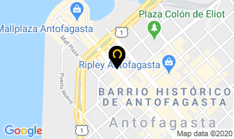 Mapa de Maxima Fm 99.1 en Antofagasta