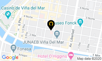 Mapa de Megasalud en Viña del Mar