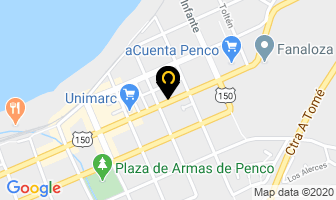Mapa de Menaje Lina en Penco