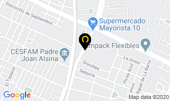 Mapa de Mendoza Y CÍa. Ltda. en Santiago