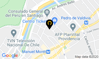 Mapa de Meridiano Sur, Petit Hotel en Providencia