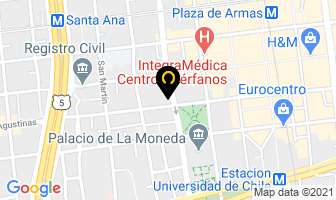 Mapa de Minera Valparaiso S.a. en Santiago