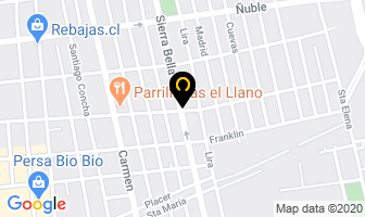 Mapa de Minimarket Laly en Santiago