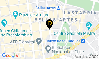 Mapa de Miraflores en Santiago