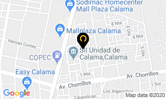 Mapa de Miroirs Peluqueria Y Spa en Calama