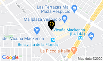 Mapa de Miura Autos en La Florida