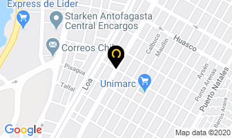 Mapa de Mobil Distribuidores En La Region en Antofagasta