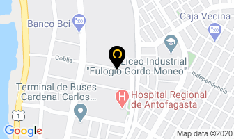 Mapa de Morgan Industrial S.a. en Antofagasta