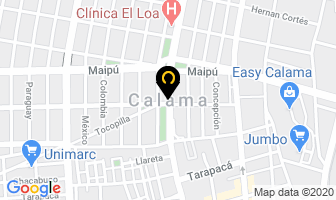 Mapa de Morgan Industrial S.a. en Calama