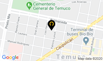 Mapa de Muebles Peldoza en Temuco