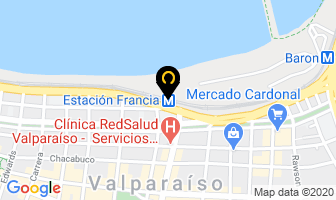 Mapa de Muebles Y Ropa De Cama La Rosa Chilena en Valparaíso