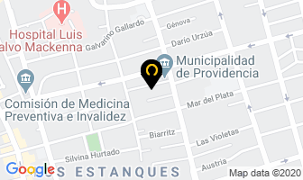Mapa de Municipalidad De Providencia en Santiago