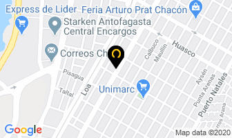 Mapa de Niplex Mck Fabrica De Flexibles Hidráulicos Antofagasta en Antofagasta