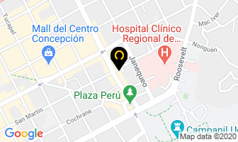 Mapa de Nutricionista en Concepción