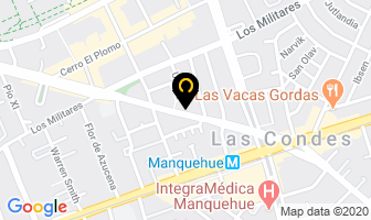Mapa de Ô Calme Ltda en Las Condes