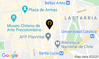 Mapa de Optica Nacional en Santiago