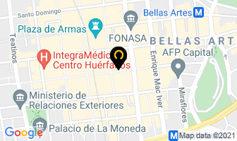 Mapa de Orsan Call Center en Santiago