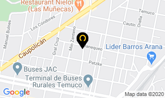 Mapa de “Panaderia Renacer” en Temuco