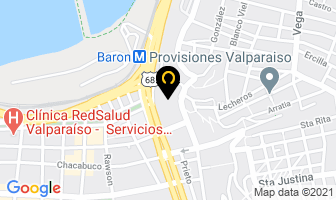 Mapa de Peluquerias Palumbo en Valparaíso