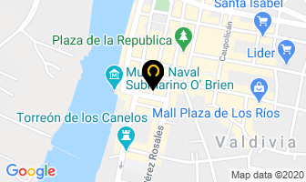 Mapa de Pioneras en Valdivia