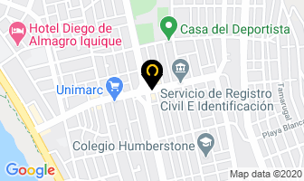 Mapa de Pizza Pazza en Iquique