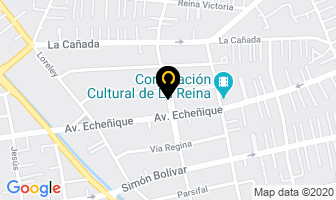 Mapa de Pizza Town en La Reina