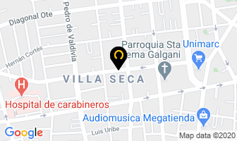 Mapa de Pocas Pecas en Ñuñoa