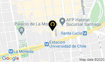 Mapa de Potros en Santiago