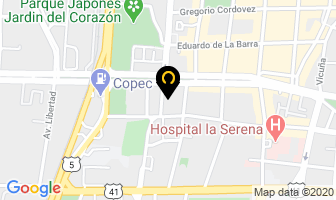 Mapa de Pronto Pizza en La Serena