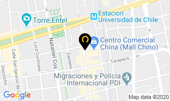Mapa de Publigrab en Santiago