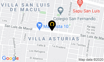 Mapa de Radiotaxi Sertacom Ltda. en Peñalolén