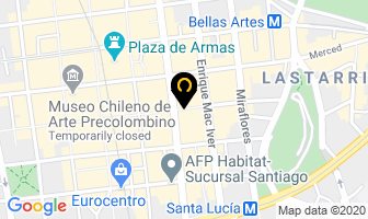 Mapa de Redbanc S.a. en Santiago