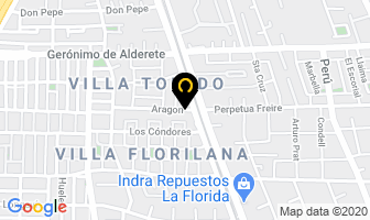 Mapa de Region Metropolitana en La Florida