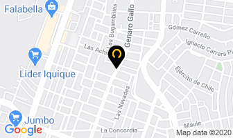 Mapa de Rep Service Jvm en Iquique