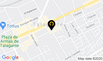 Mapa de Reparación Motores Partida Alternadores Berrios Talagante en Talagante