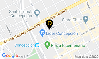 Mapa de Repuestos El Chino en Concepción