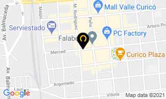 Mapa de Residencia Vichuquen en Curicó