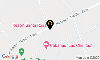 Mapa de Resort Santa Rosa en Pica