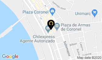 Mapa de Restaurant La Piramide en Coronel