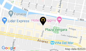 Mapa de Restaurant Pau San en Viña del Mar